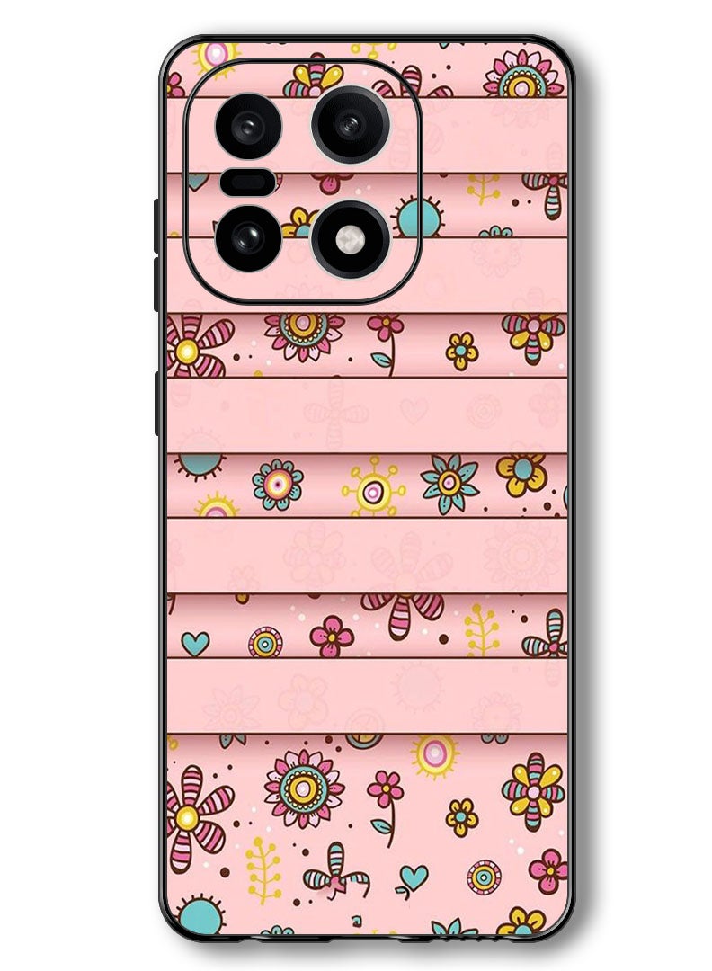Theodor Case Compatible with OnePlus 15 6.78 Inch Protection Shockproof Bumper Cover Small Flowers - Image 1